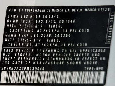 2023 Volkswagen Tiguan 2.0T S FWD
