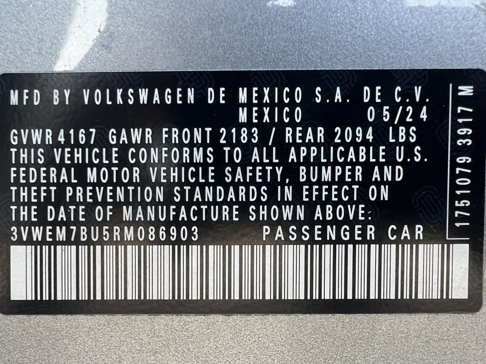 2024 Volkswagen Jetta SE Auto