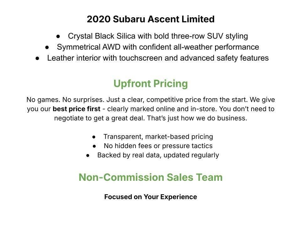 2020 Subaru Ascent Limited 8-Passenger