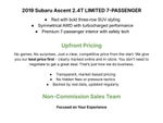 2019 Subaru Ascent 2.4T Limited 7-Passenger