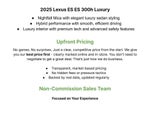 2025 Lexus ES 300h Luxury FWD