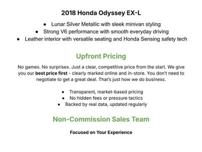 2018 Honda Odyssey EX-L Auto