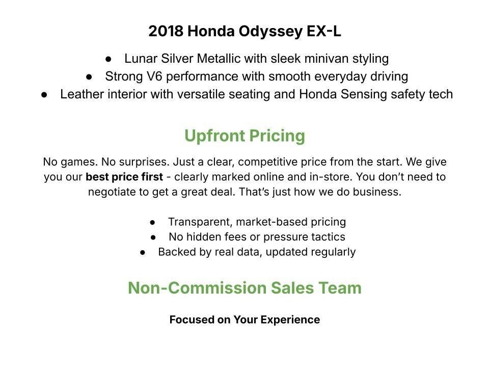 2018 Honda Odyssey EX-L Auto