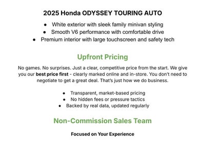 2025 Honda Odyssey Touring Auto