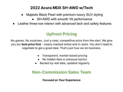 2022 Acura MDX SH-AWD w/Technology Package
