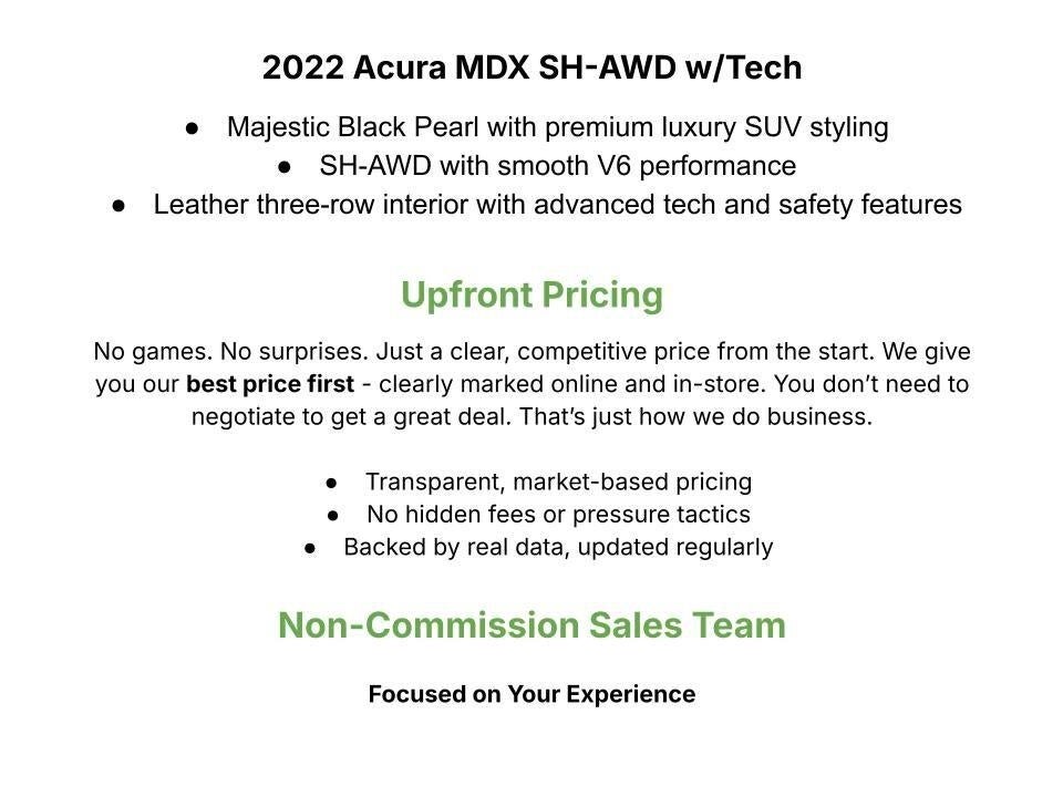 2022 Acura MDX SH-AWD w/Technology Package