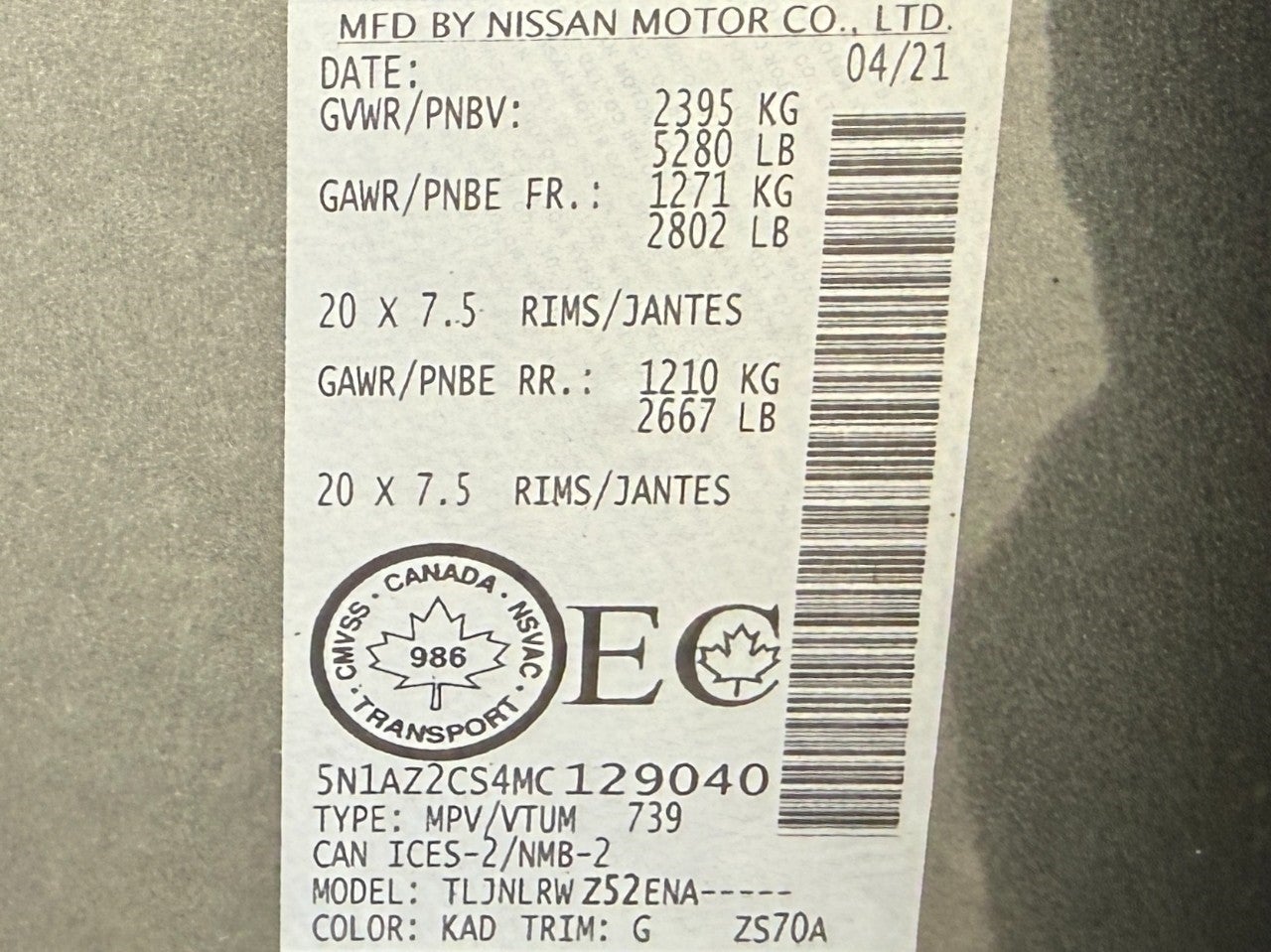 2021 Nissan Murano SL