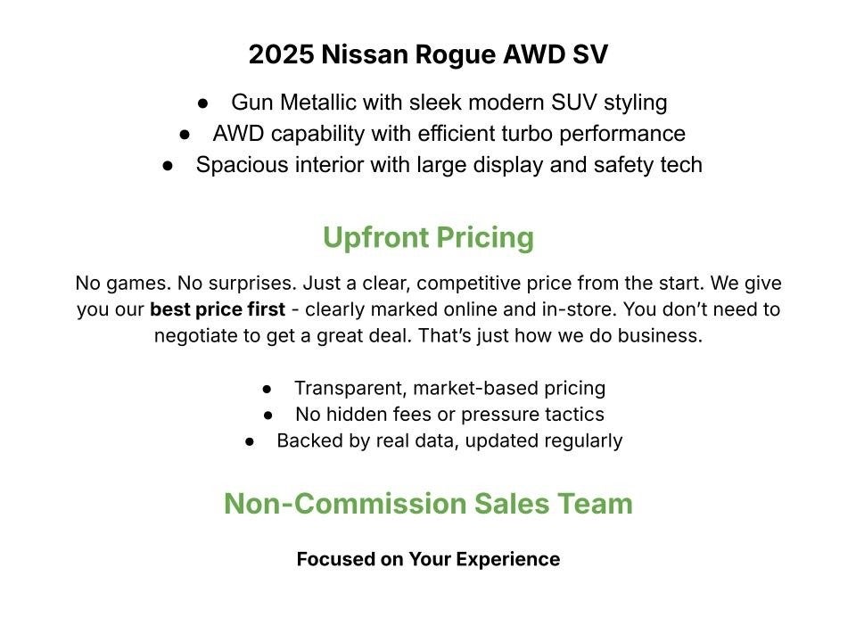 2025 Nissan Rogue AWD SV