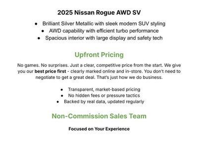 2025 Nissan Rogue AWD SV