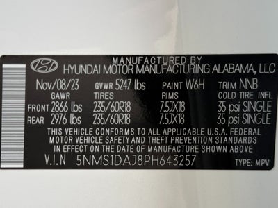 2023 Hyundai Santa Fe SE AWD