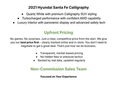 2021 Hyundai Santa Fe Calligraphy AWD