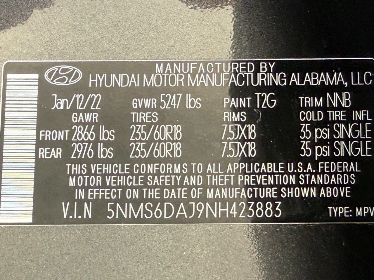 2022 Hyundai Santa Fe SEL AWD