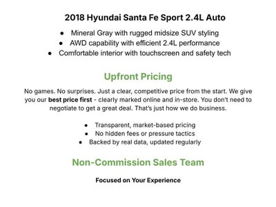 2018 Hyundai Santa Fe Sport 2.4L Auto AWD
