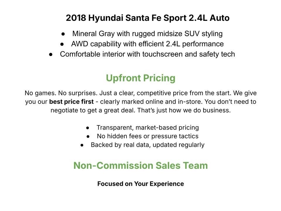 2018 Hyundai Santa Fe Sport 2.4L Auto AWD