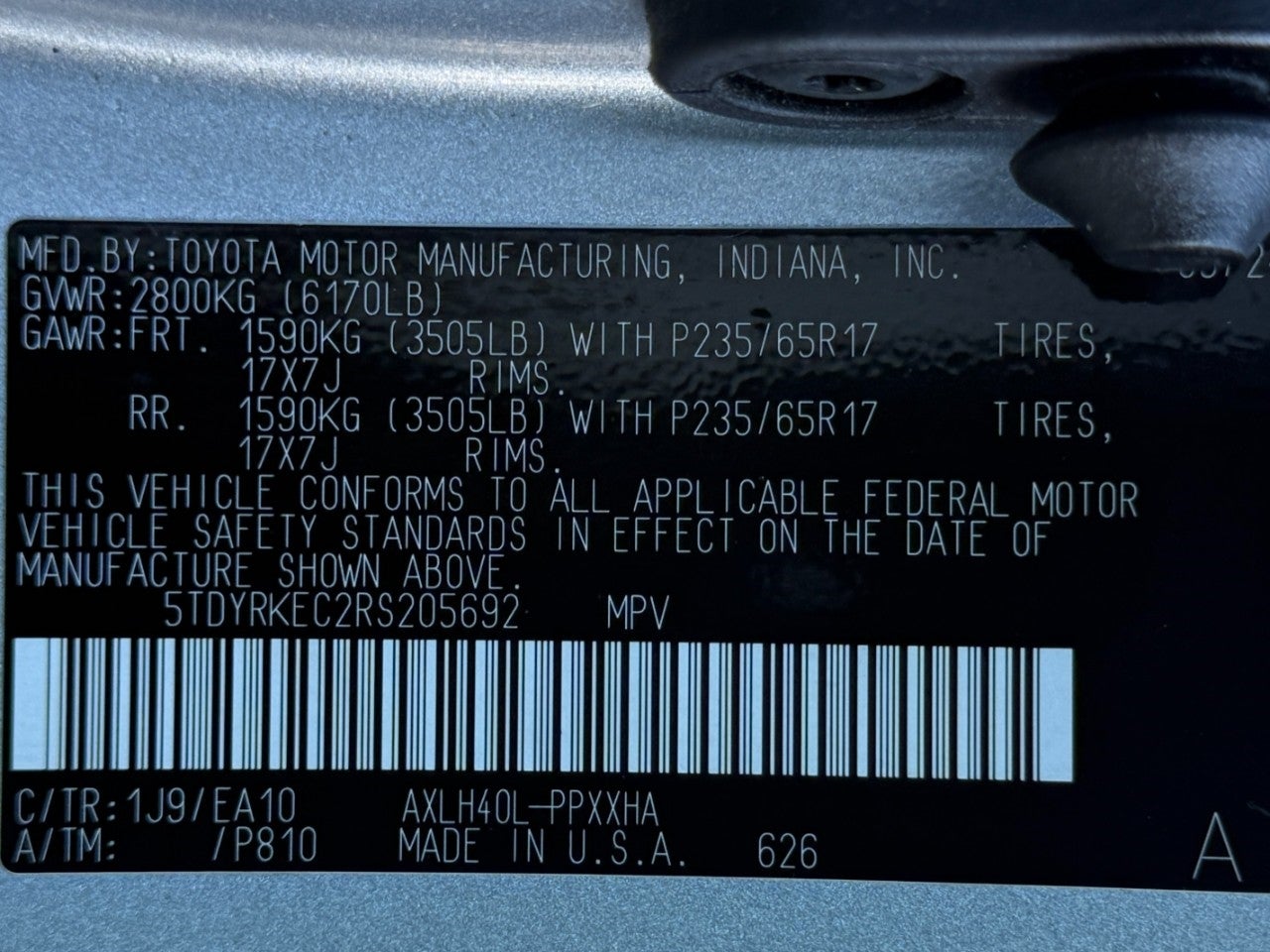 2024 Toyota Sienna XLE