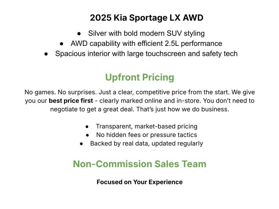 2025 Kia Sportage LX AWD