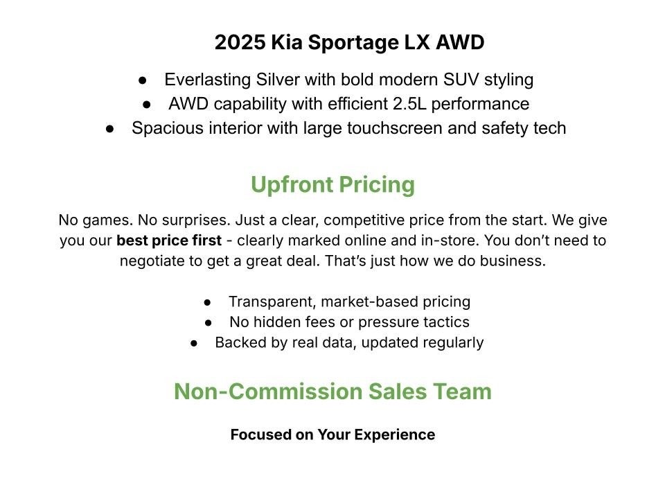 2025 Kia Sportage LX AWD