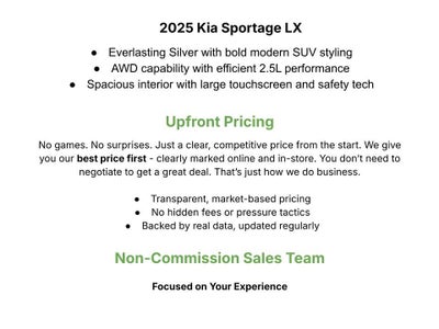 2025 Kia Sportage LX