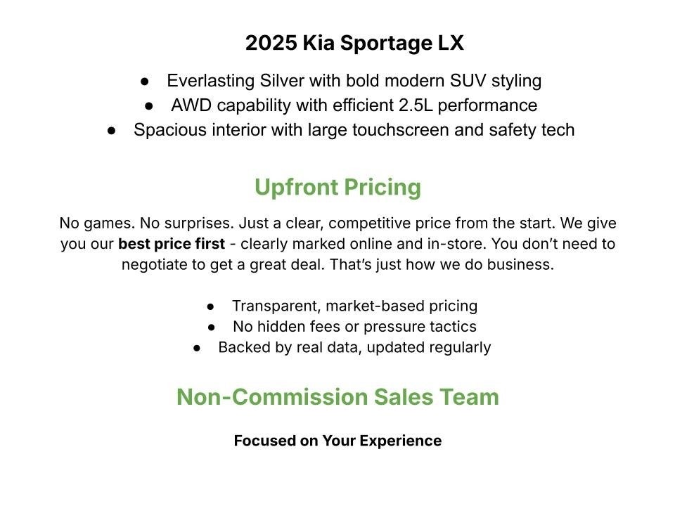 2025 Kia Sportage LX