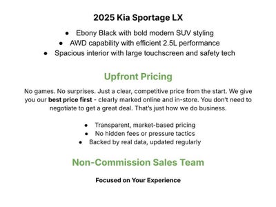2025 Kia Sportage LX AWD