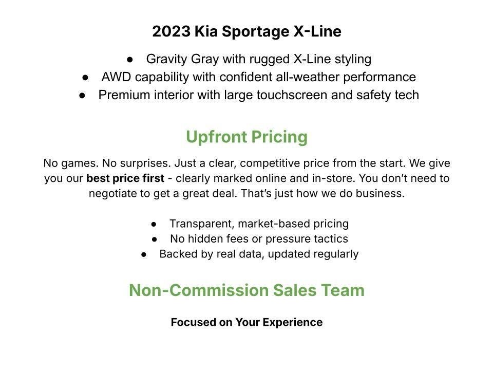 2023 Kia Sportage X-Line AWD