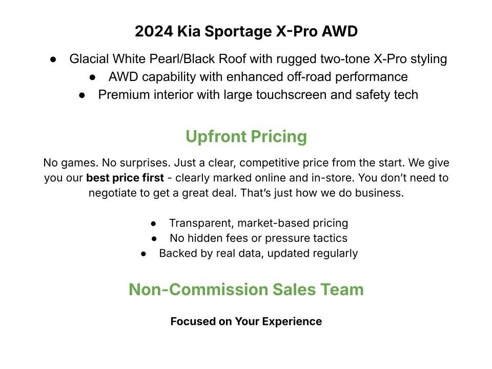 2024 Kia Sportage X-Pro AWD