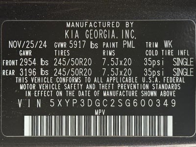 2025 Kia Telluride EX