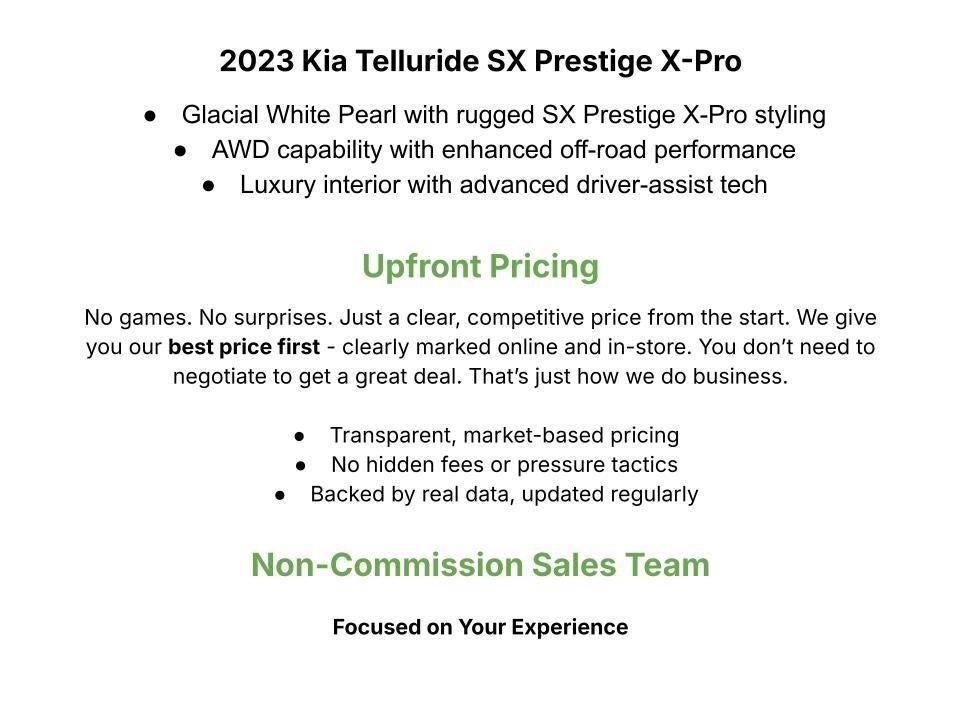 2023 Kia Telluride SX Prestige X-Pro AWD