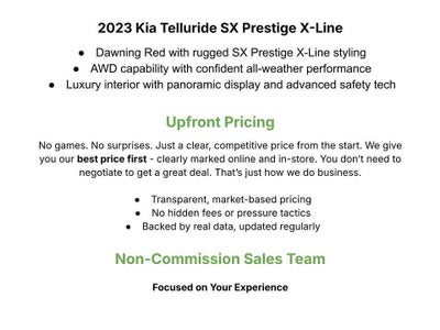 2023 Kia Telluride SX Prestige X-Line AWD
