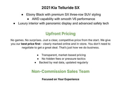 2021 Kia Telluride SX AWD