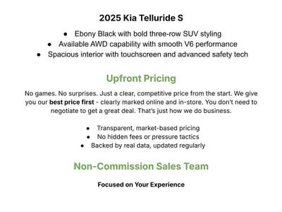 2025 Kia Telluride S AWD
