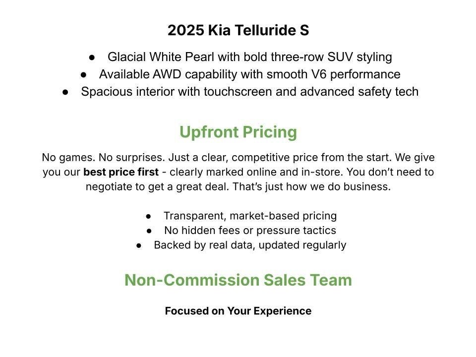 2025 Kia Telluride S AWD