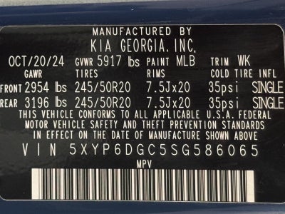 2025 Kia Telluride S AWD