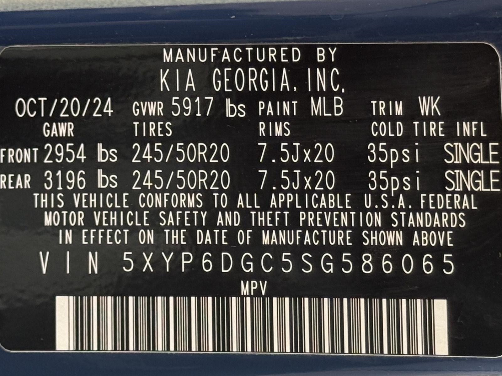 2025 Kia Telluride S AWD