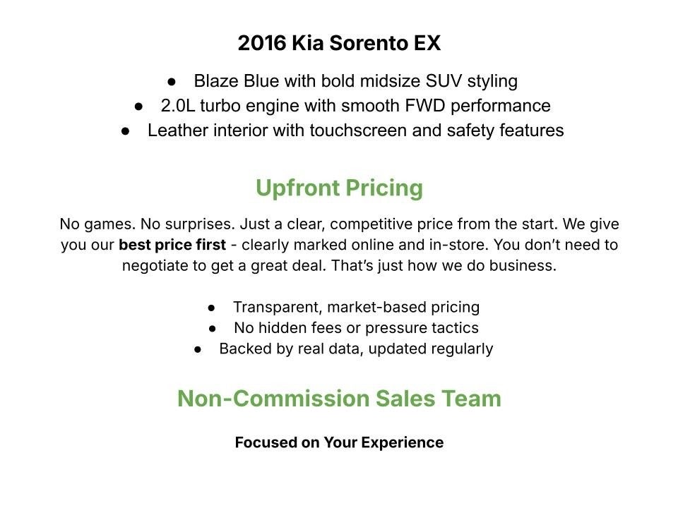 2016 Kia Sorento EX