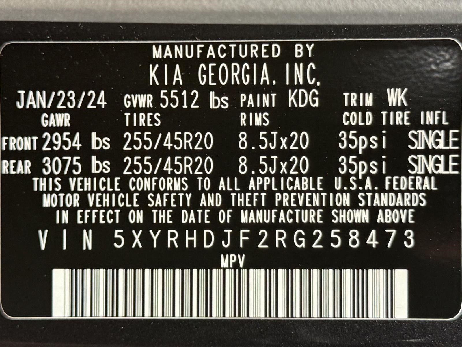 2024 Kia Sorento X-Line EX AWD