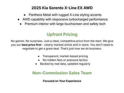 2025 Kia Sorento X-Line EX