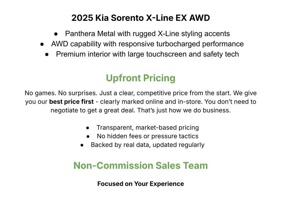 2025 Kia Sorento X-Line EX