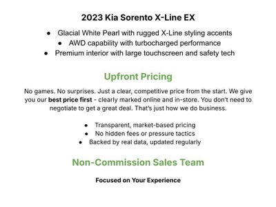 2023 Kia Sorento X-Line EX AWD