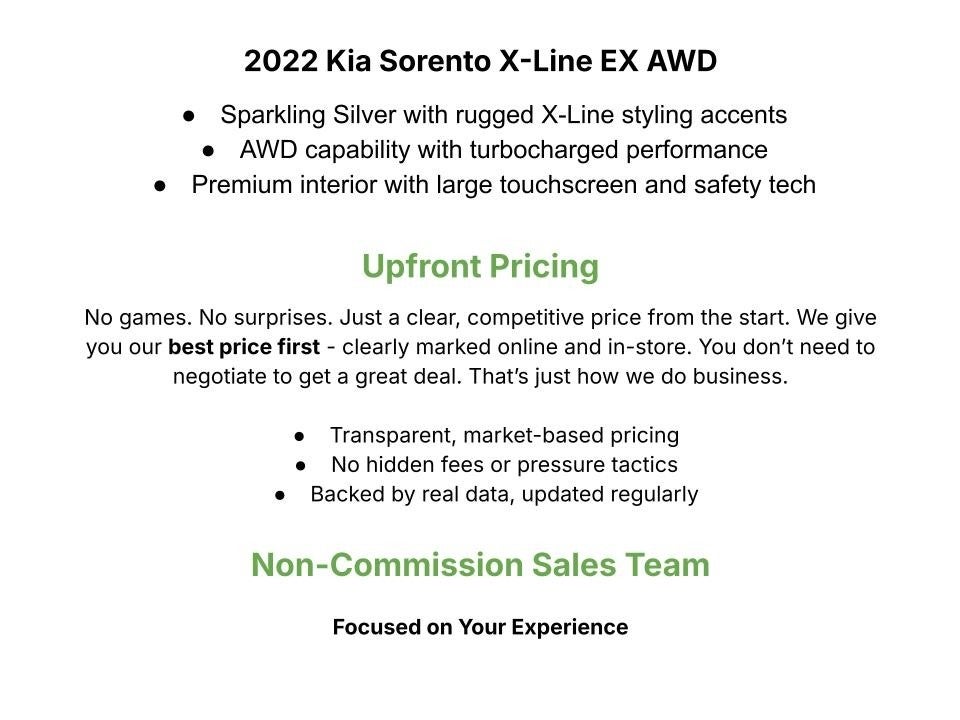 2022 Kia Sorento X-Line EX AWD