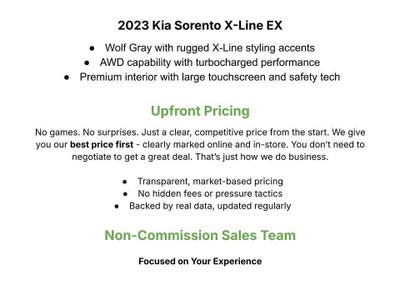 2023 Kia Sorento X-Line EX AWD