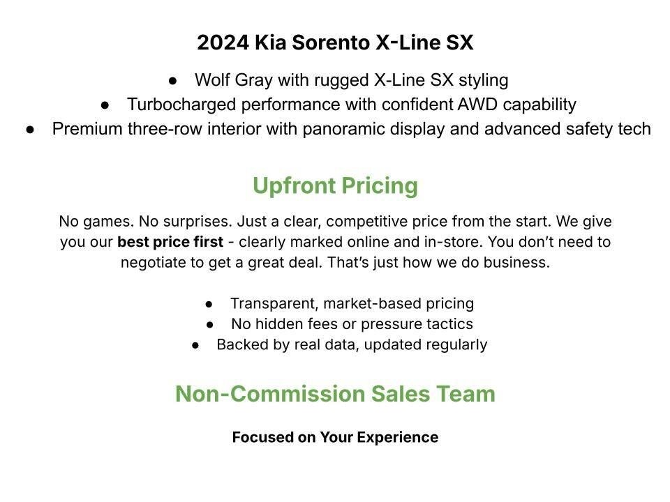 2024 Kia Sorento X-Line SX AWD