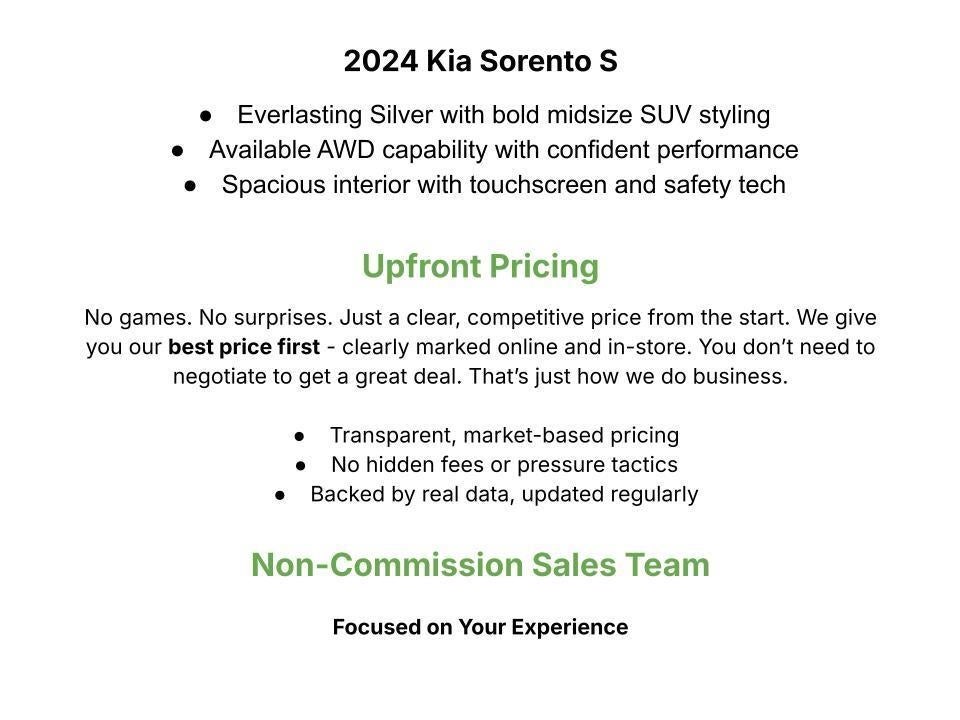 2024 Kia Sorento S FWD