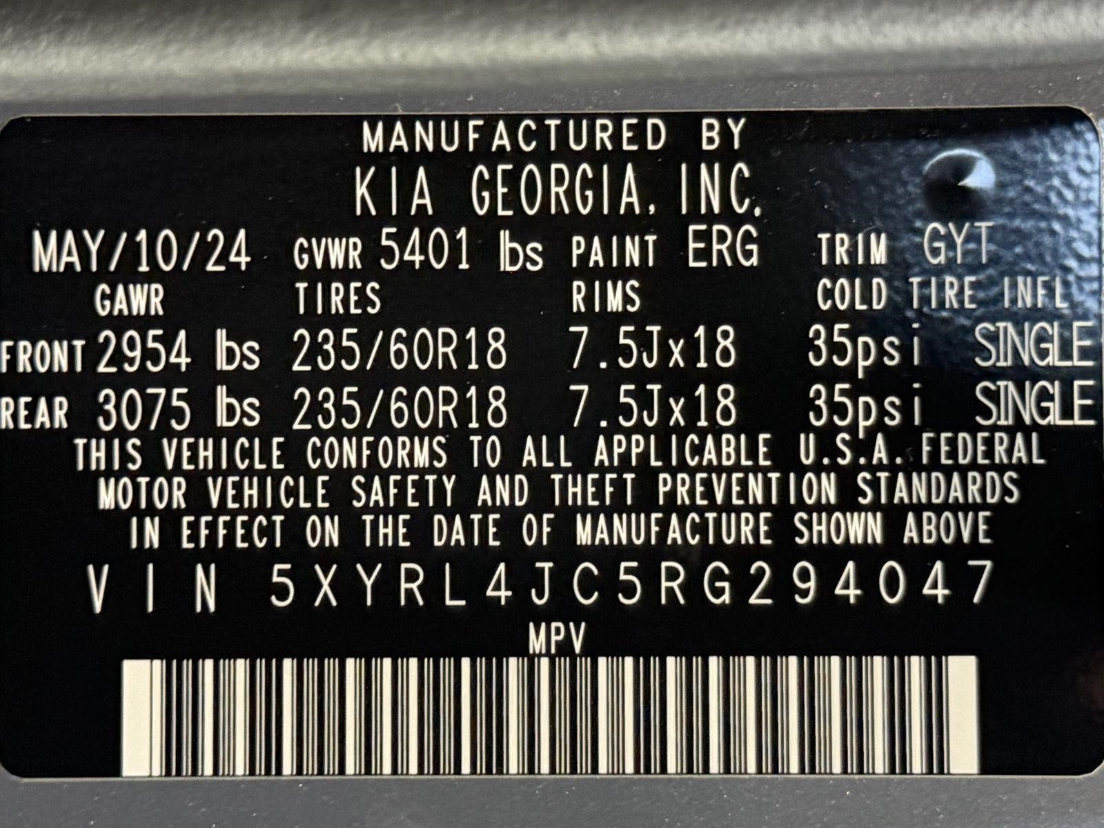 2024 Kia Sorento S FWD