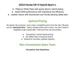 2024 Honda CR-V Hybrid Sport-L FWD
