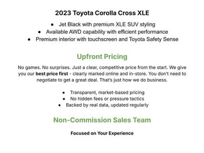 2023 Toyota Corolla Cross XLE 4WD (Natl)
