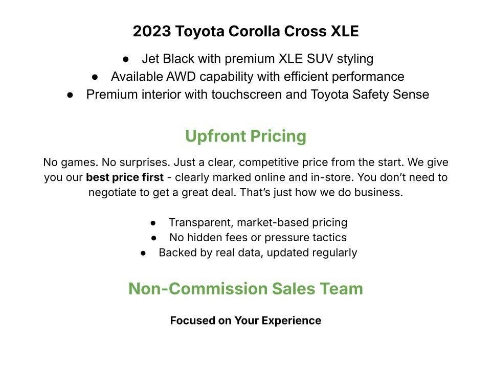 2023 Toyota Corolla Cross XLE 4WD (Natl)
