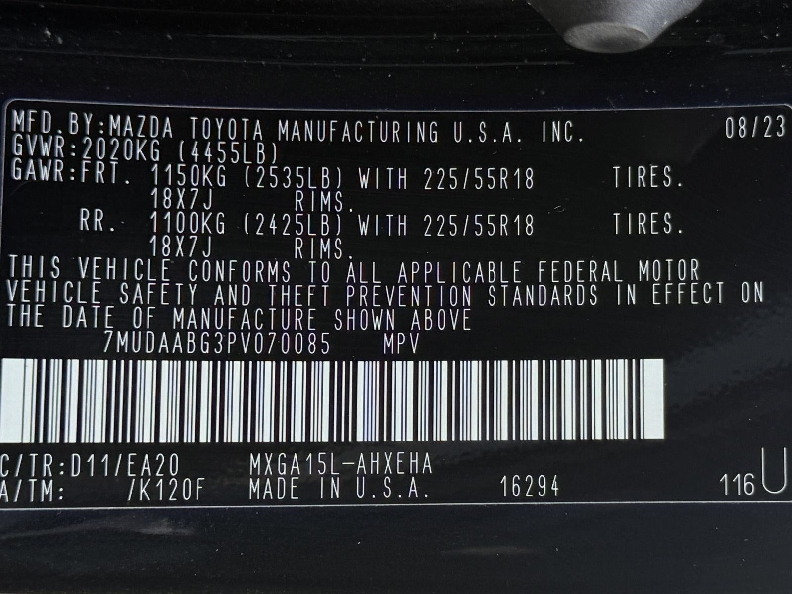 2023 Toyota Corolla Cross XLE 4WD (Natl)