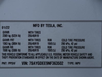 2022 Tesla Model Y Long Range AWD