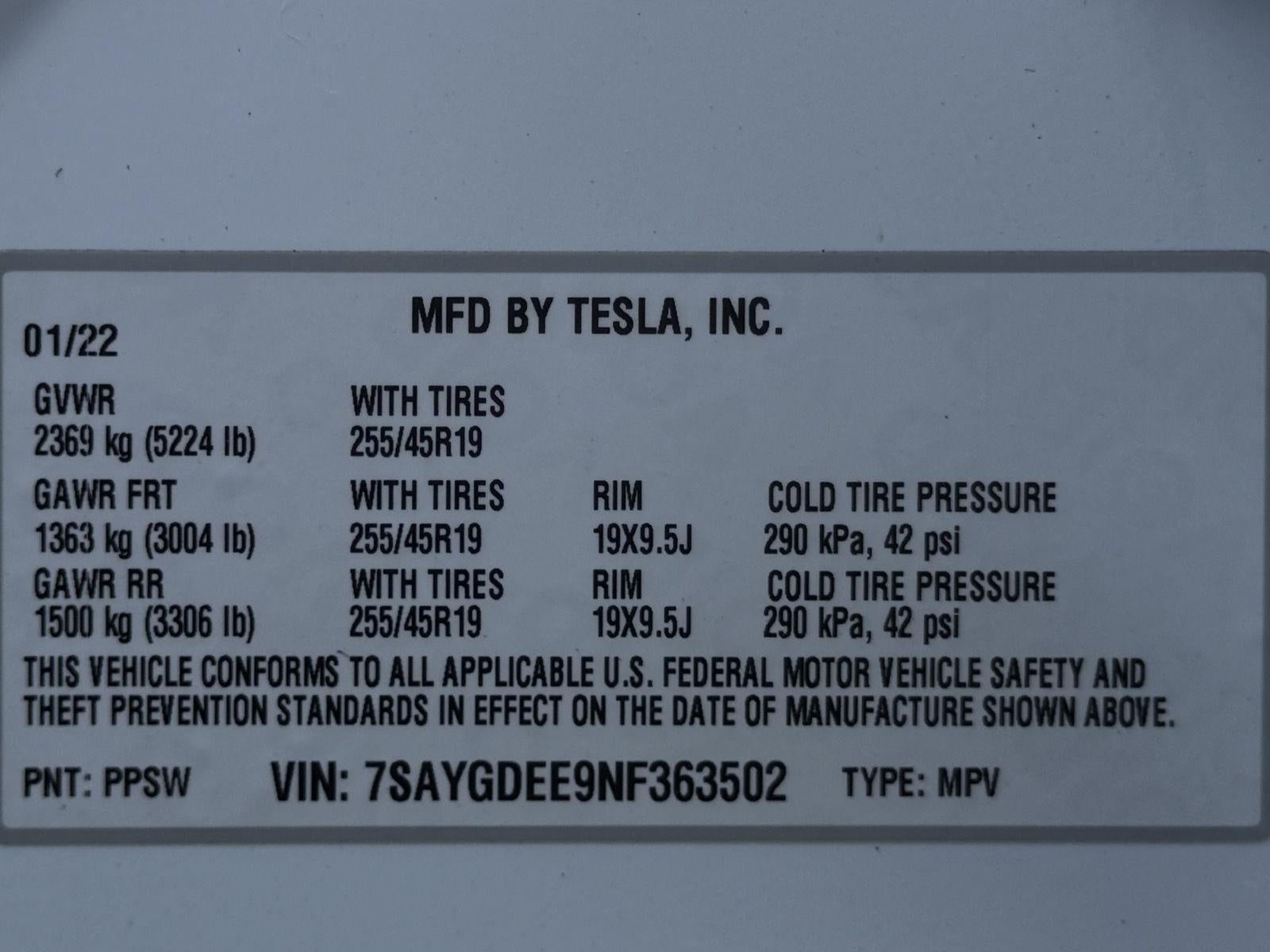 2022 Tesla Model Y Long Range AWD